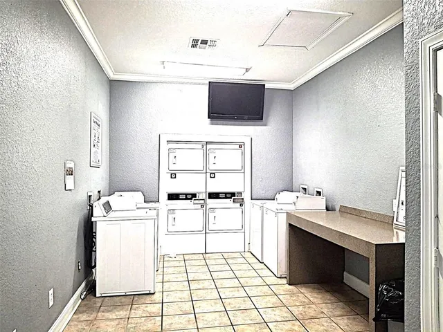 a park with lots of trees and playing