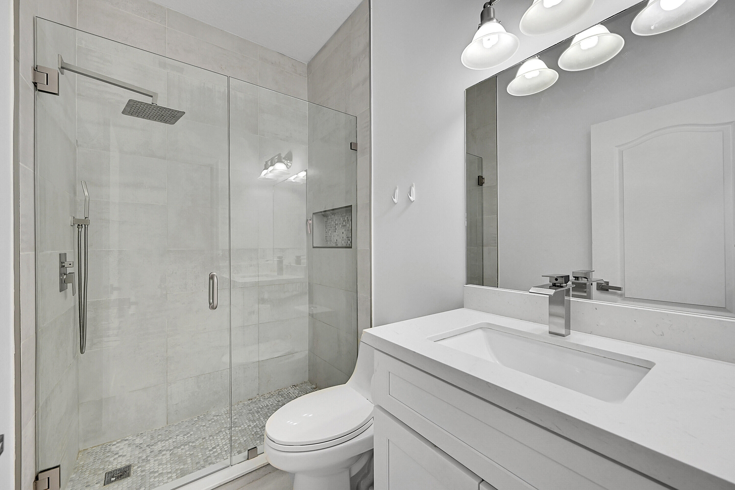 8459 Lakeview Trail Parkland, FL 33076 - Photo 33 of 55 a bathroom with a sink a toilet and shower