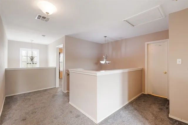 a view of an empty room