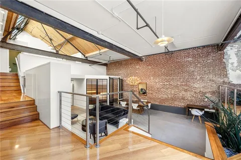 a bedroom with a bed in it