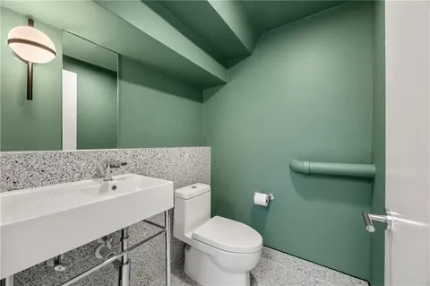 a wall with a sign on it