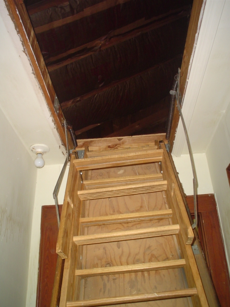 3920 Welcome Valley Road Southeast Roanoke, VA 24014 - Photo 11 of 17 stairs to attic