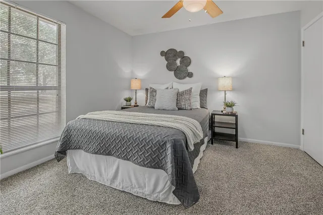 a view of a city with a mountain