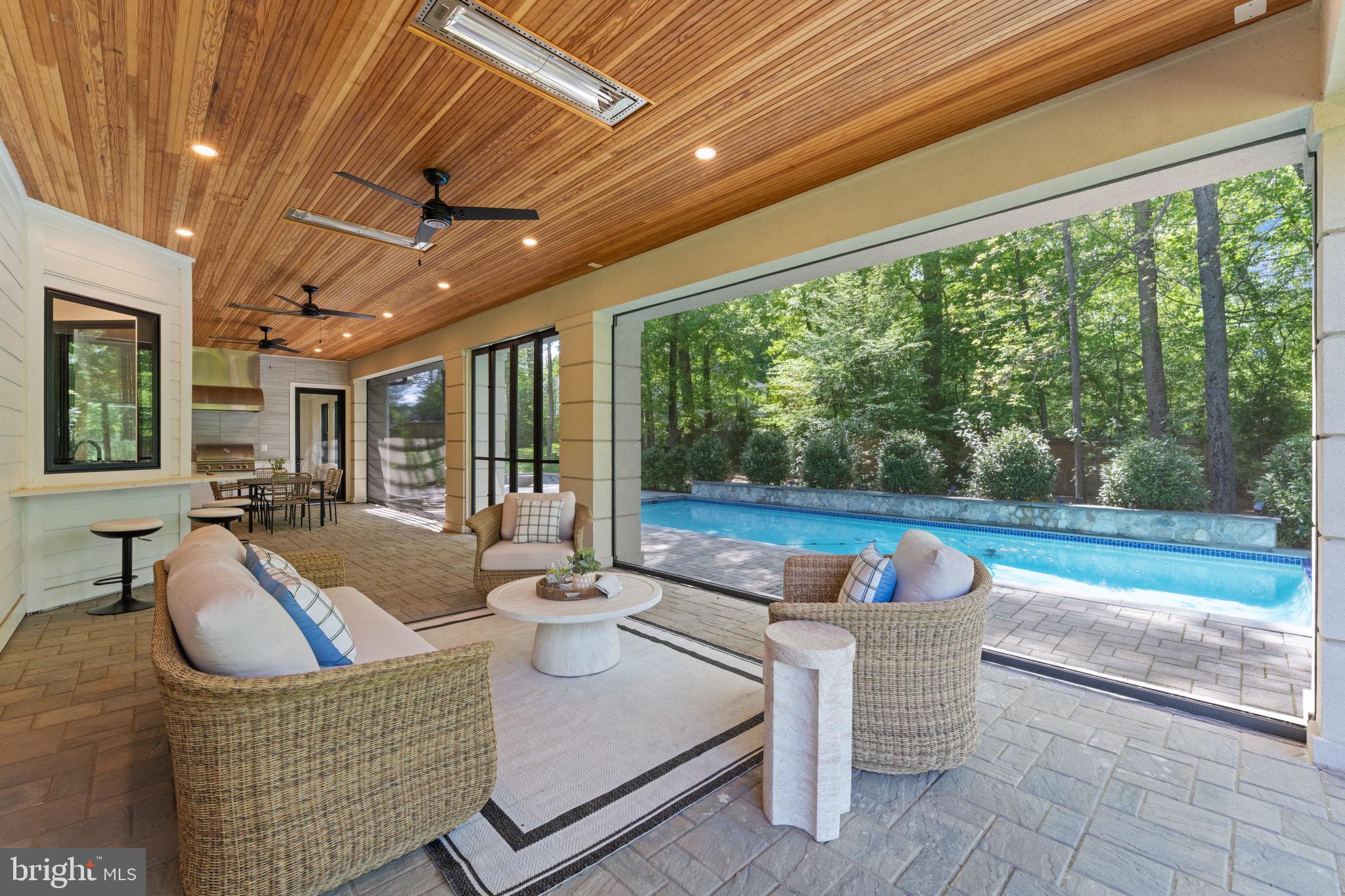 608 Walker Road Great Falls, VA 22066 - Photo 11 of 102 Screened in Porch
