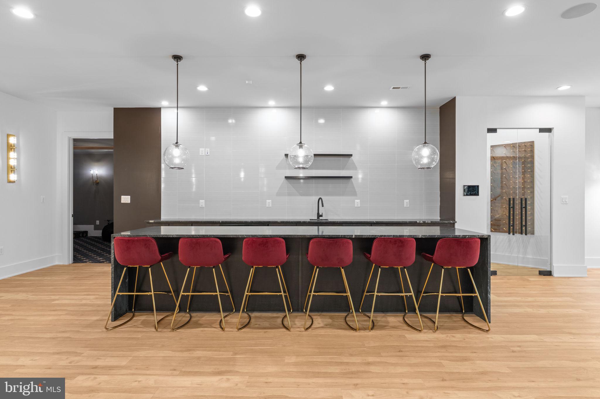 608 Walker Road Great Falls, VA 22066 - Photo 76 of 102 Basement bar