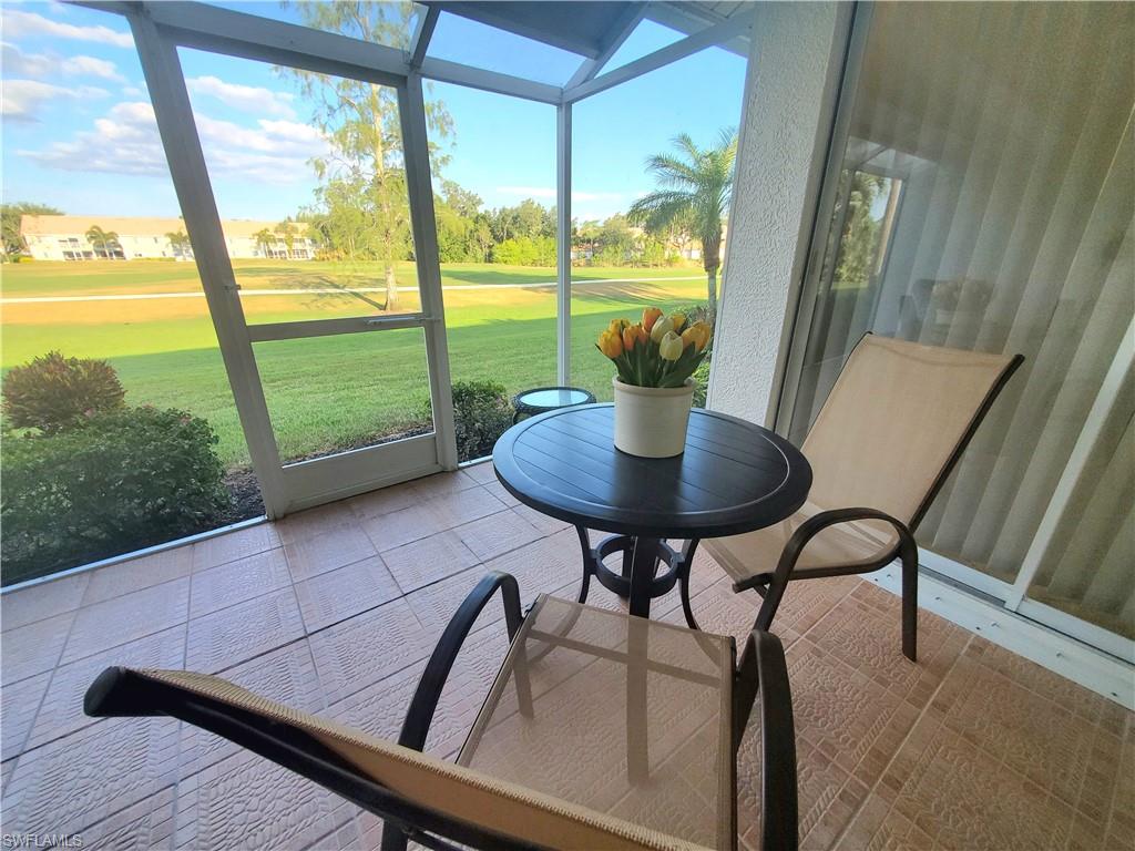 992 Marblehead Drive Naples, FL 34104 - Photo 38 of 50 a view of a chairs and table in the balcony