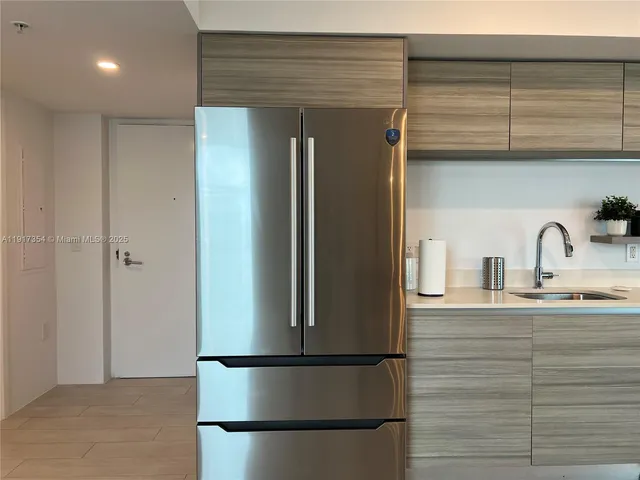 a close view of sink and tap