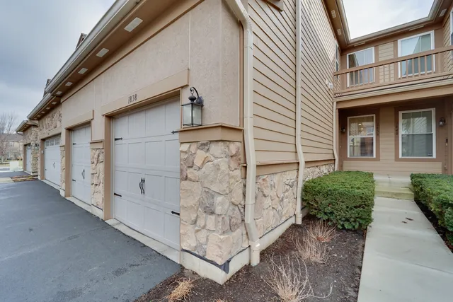 a view of a house with a street