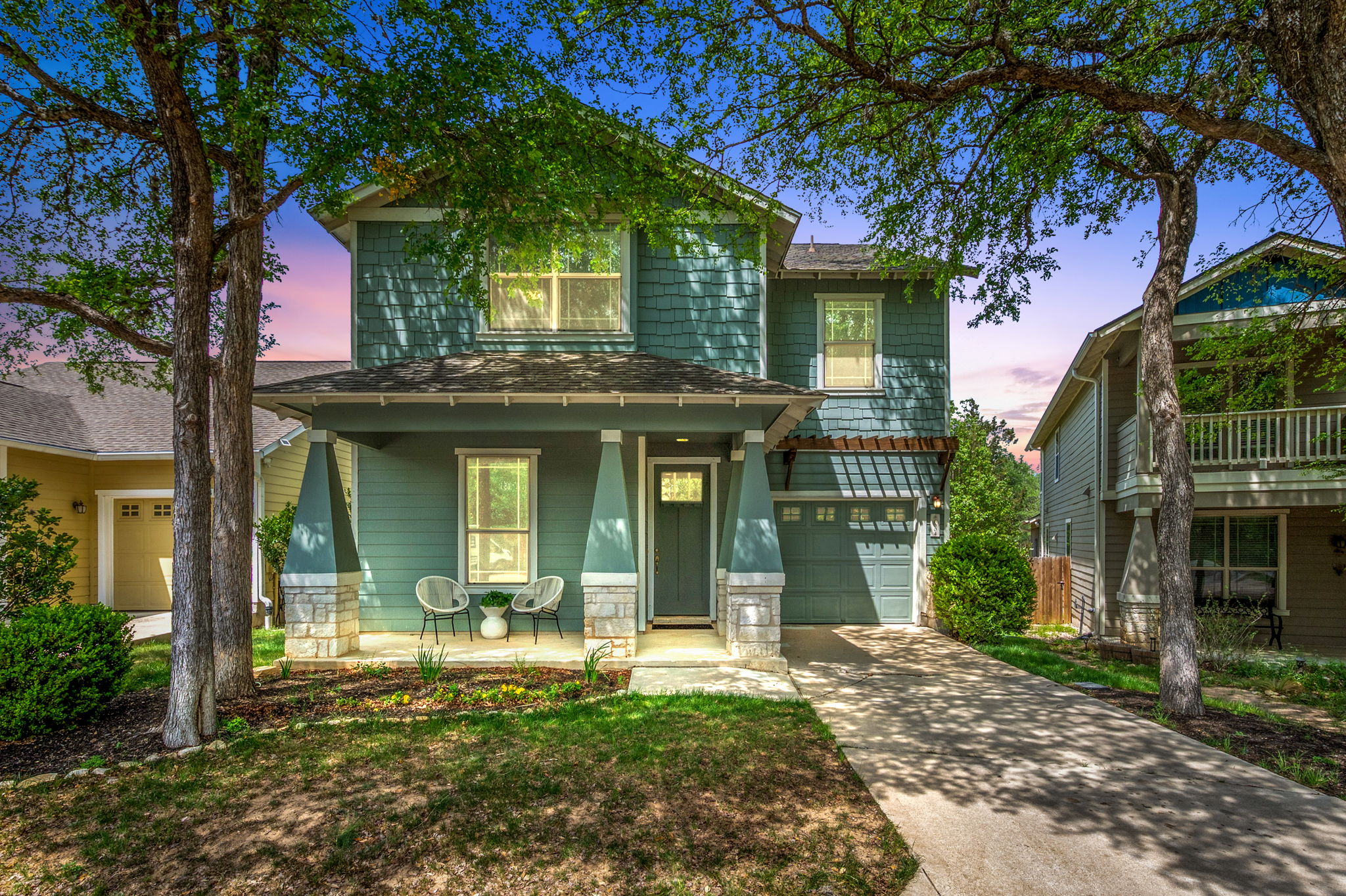 6004 Whipple Way Austin, TX 78745 - Photo 1 of 40 Located on a private cul-de-sac and backing to a green belt, this stunning craftsman in 78745 is a true dream home!