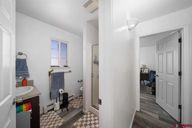 a room with storage and utility