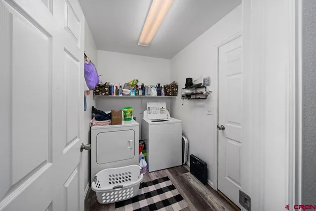 a room with storage and utility