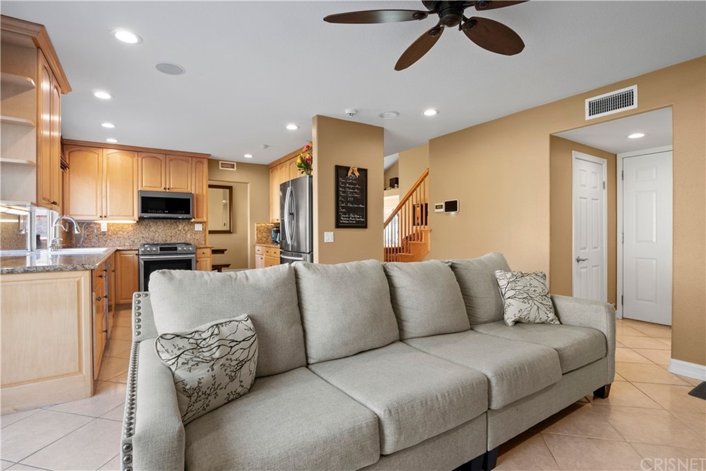 28043 Nantucket Street Castaic, CA 91384 - Photo 18 of 61 a living room with furniture and a flat screen tv