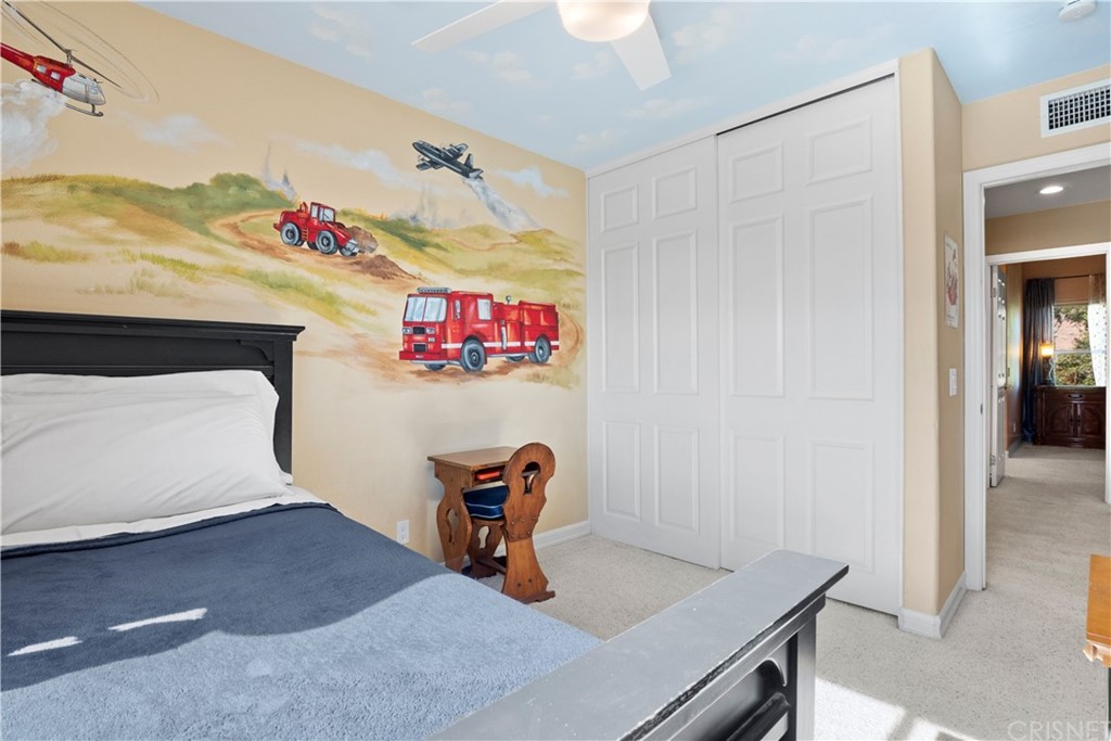 28043 Nantucket Street Castaic, CA 91384 - Photo 33 of 61 a bedroom with furniture and a bed