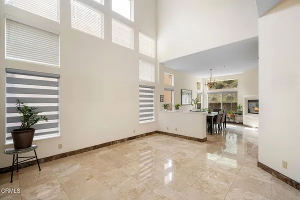 a room with furniture and window