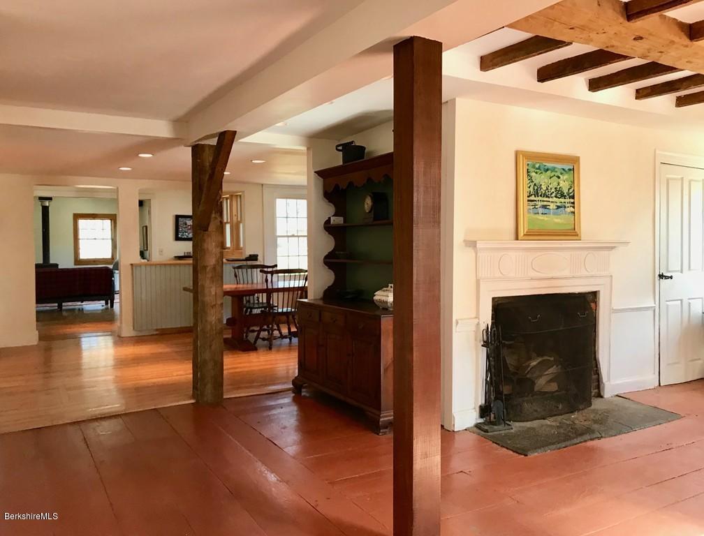 123 Frank Williams Road Shelburne, MA 01370 - Photo 13 of 30 a living room with furniture and a fireplace
