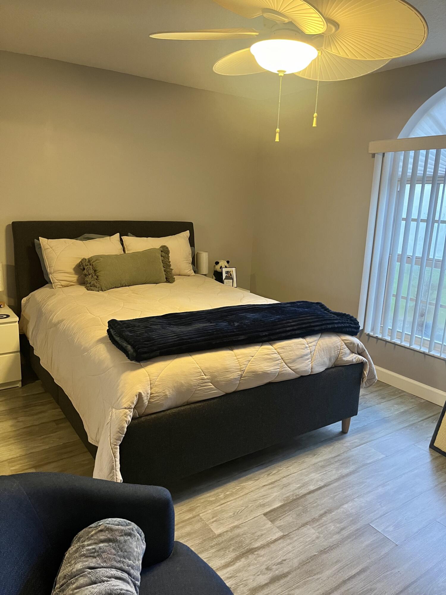 3502 Ridge Tree Court, Unit E Greenacres, FL 33463 - Photo 11 of 17 a bedroom with bed and window