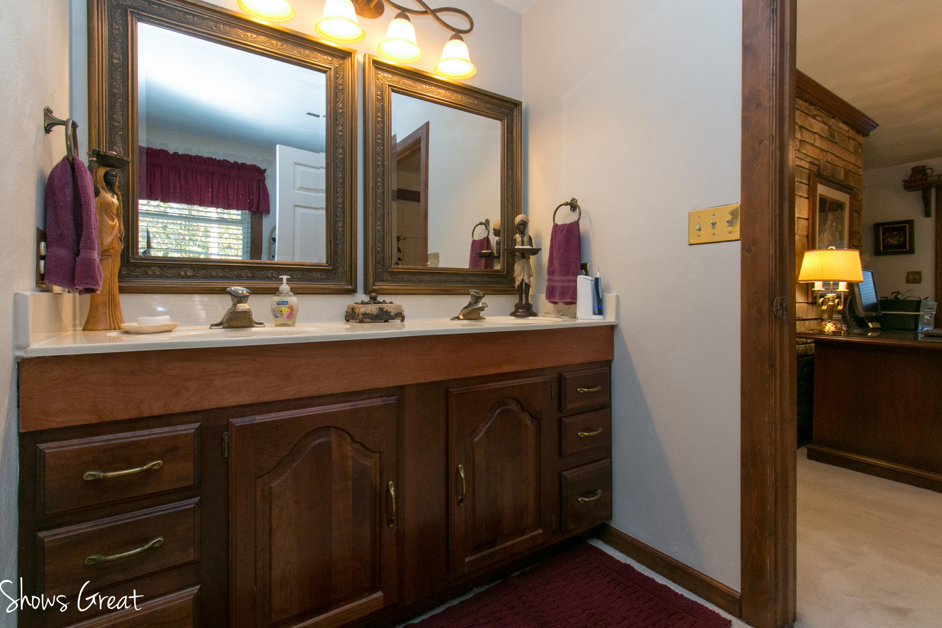 2405 Rucker Road Moneta, VA 24121 - Photo 21 of 43 Master bath with dual vanities