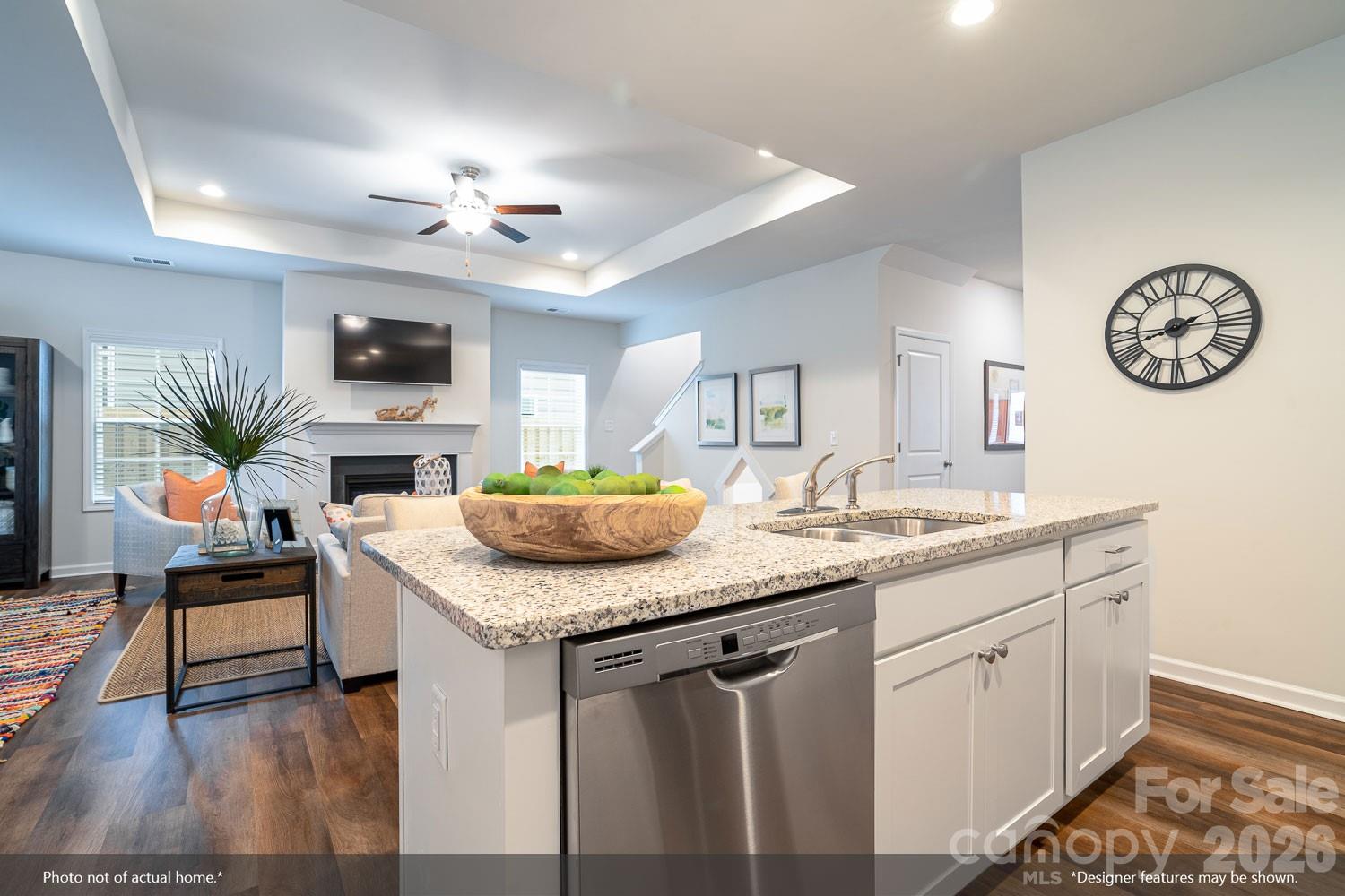 204 Rodeo Drive, Unit 26 Shelby, NC 28150 - Photo 5 of 19 a kitchen with stainless steel appliances granite countertop a sink and a stove