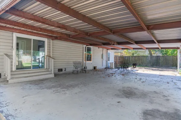 a view of a backyard of a house