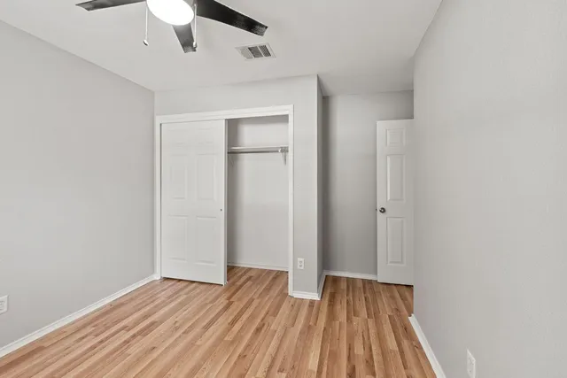 wooden floor in an empty room