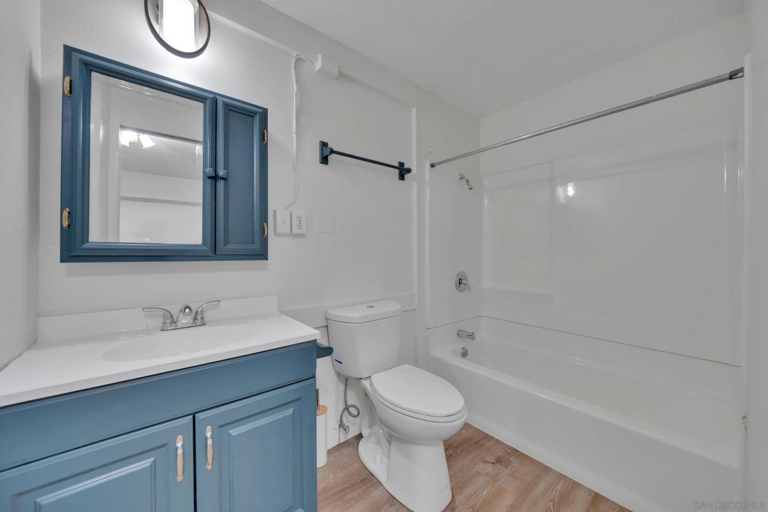 2657 Payson Drive Julian, CA 92036 - Photo 37 of 43 a bathroom with a sink a toilet and shower