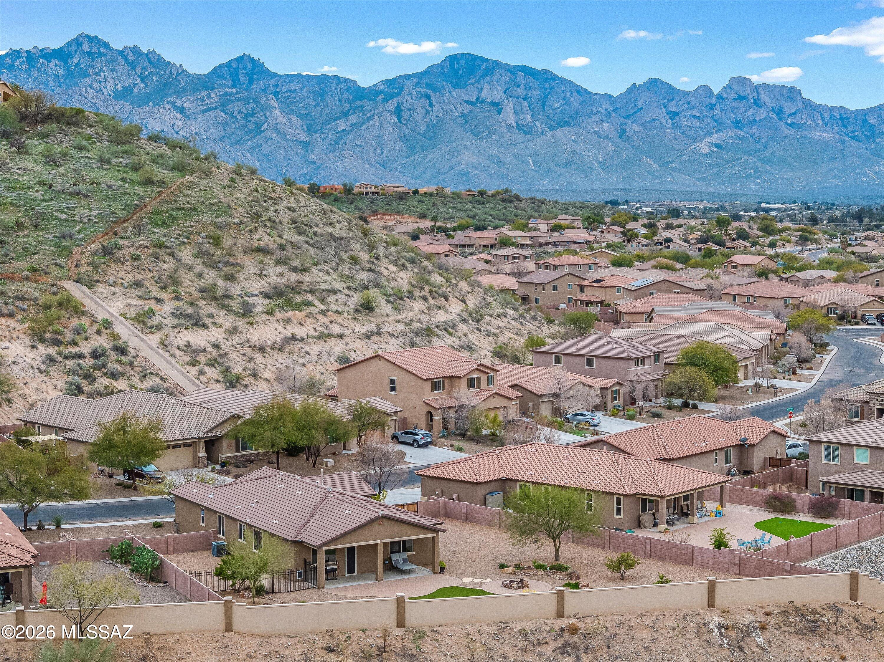 38754 South Running Roses Lane Tucson, AZ 85739 - Photo 42 of 46 42-Aerial Back
