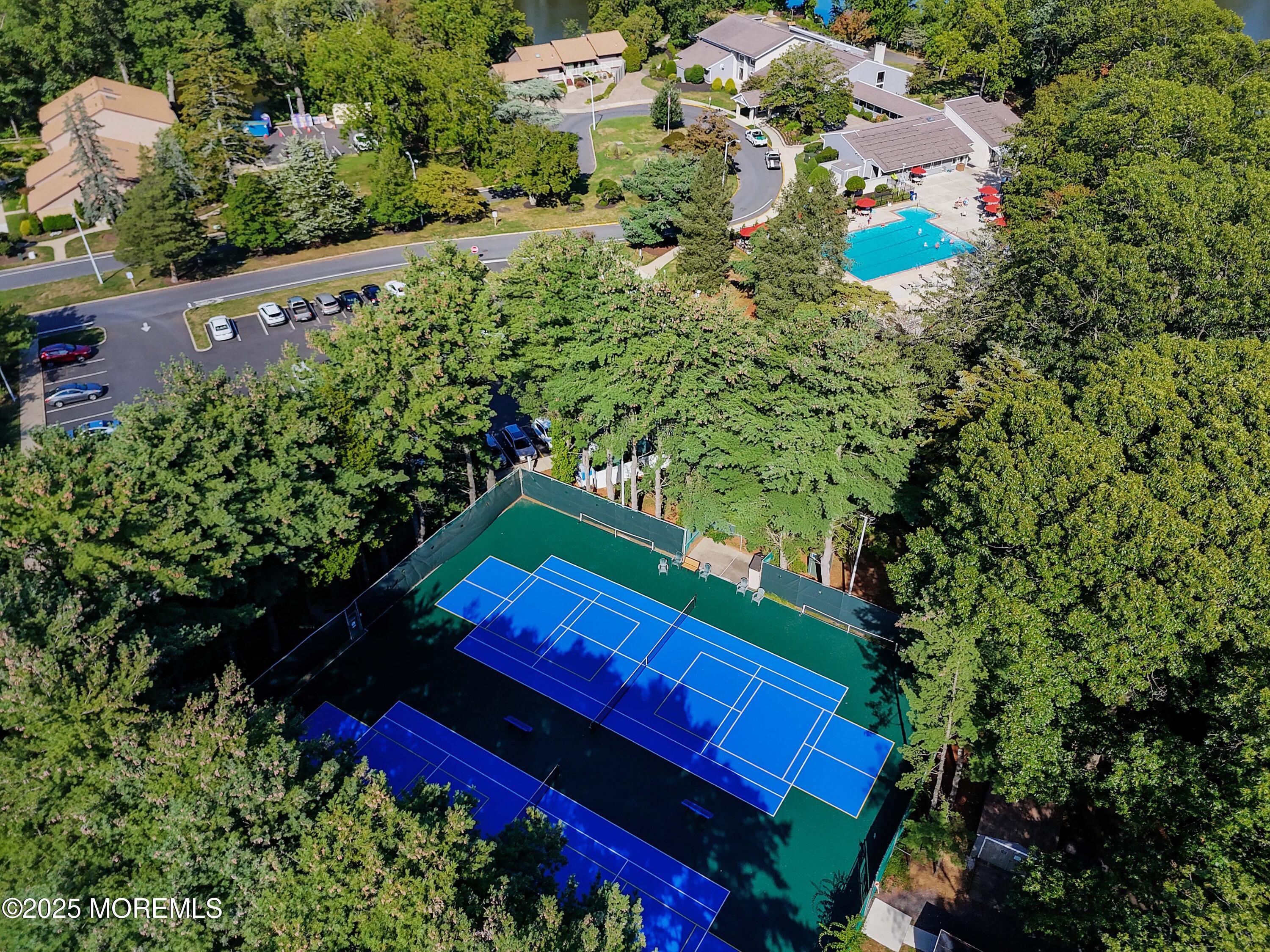 109 Lexington Court Red Bank, NJ 07701 - Photo 40 of 62 slv aerial tennis