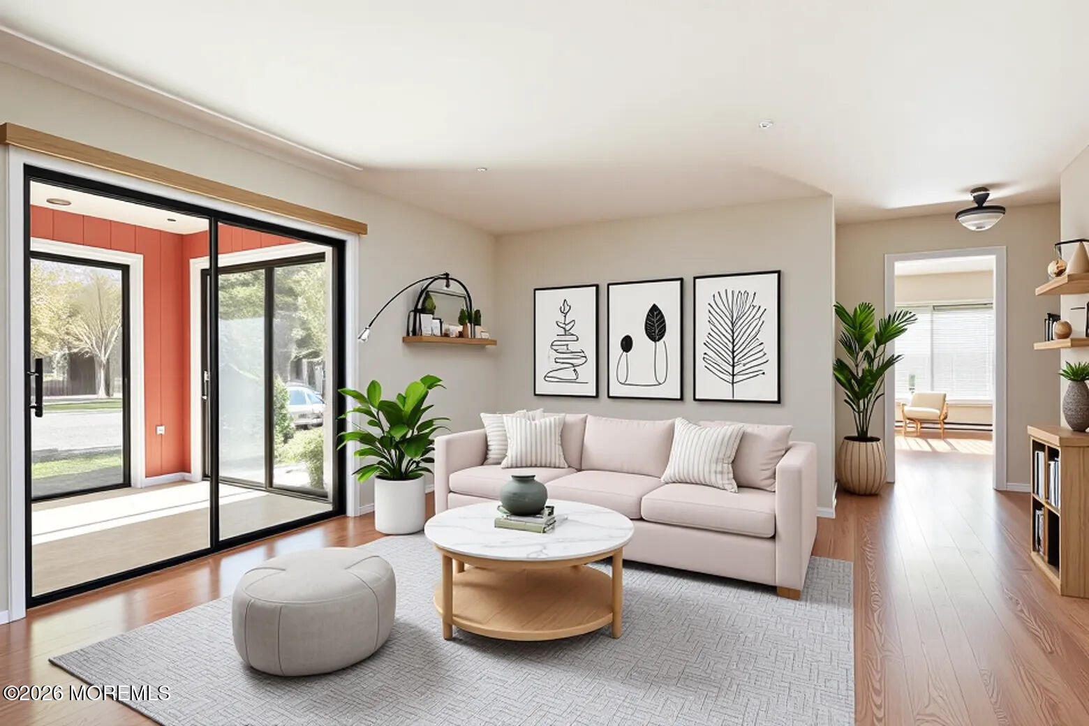 109 Lexington Court Red Bank, NJ 07701 - Photo 9 of 62 a living room with furniture and a large window