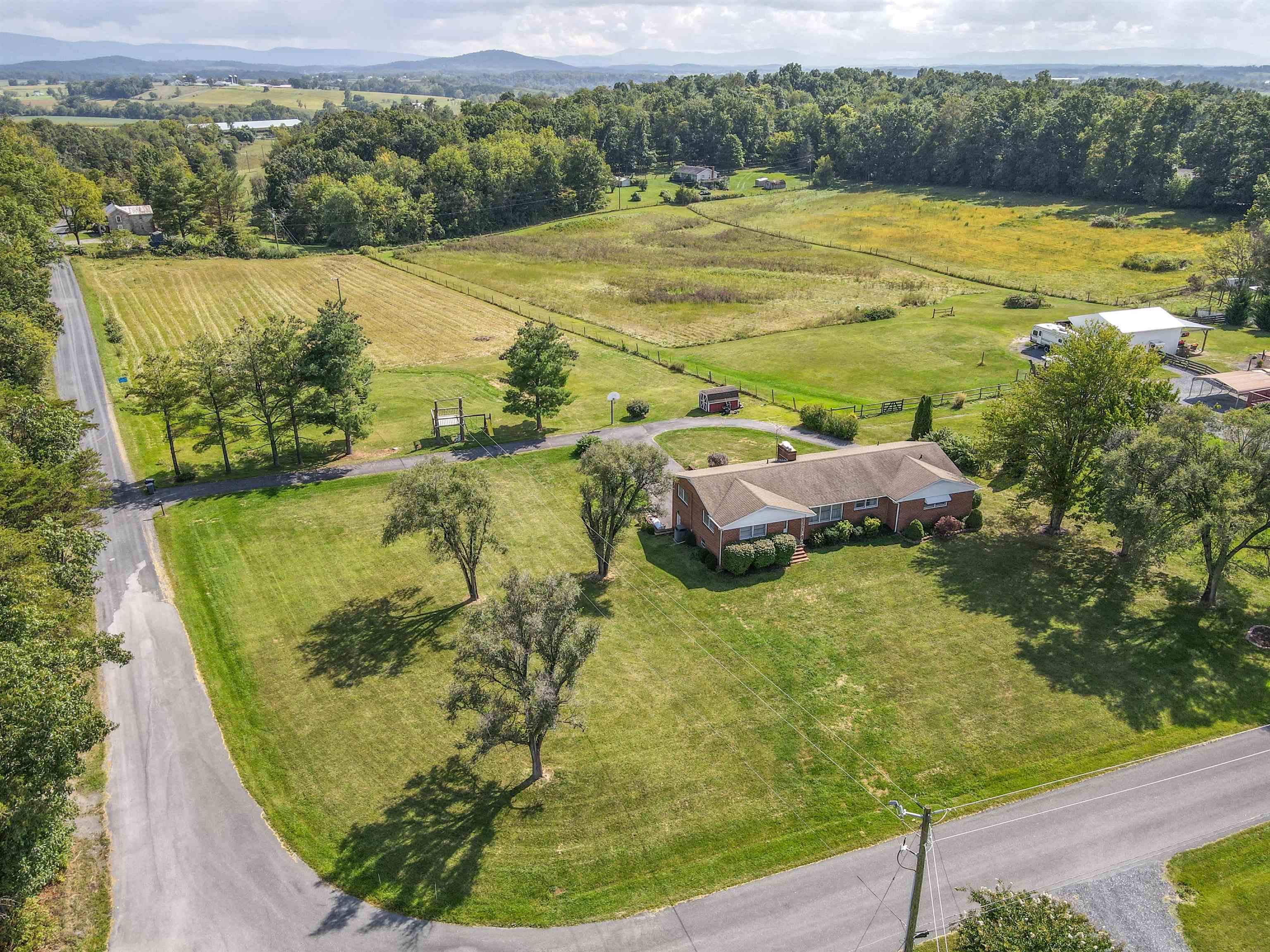 263 Craig Shop Road Mount Sidney, VA 24467 - Photo 24 of 25 a view of a swimming pool with a lake from a balcony