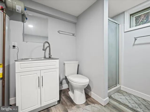 wooden floor in a room