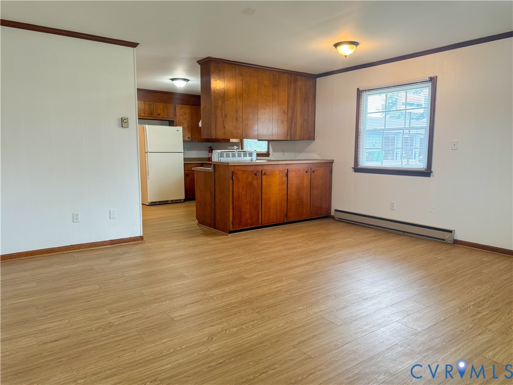 101 Lyons Avenue Colonial Heights, VA 23834 - Photo 5 of 10 a view of kitchen with furniture and wooden floor