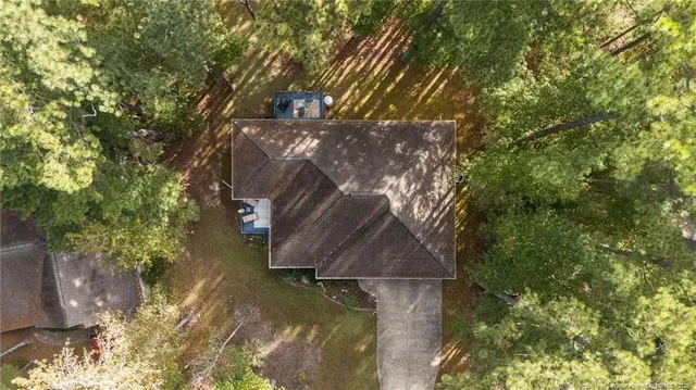 a view of an outdoor space and a yard