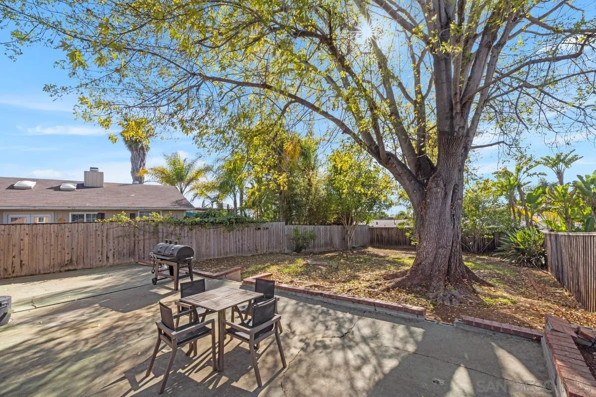 5826 Amarillo Avenue La Mesa, CA 91942 - Photo 17 of 20 a view of a backyard with a patio