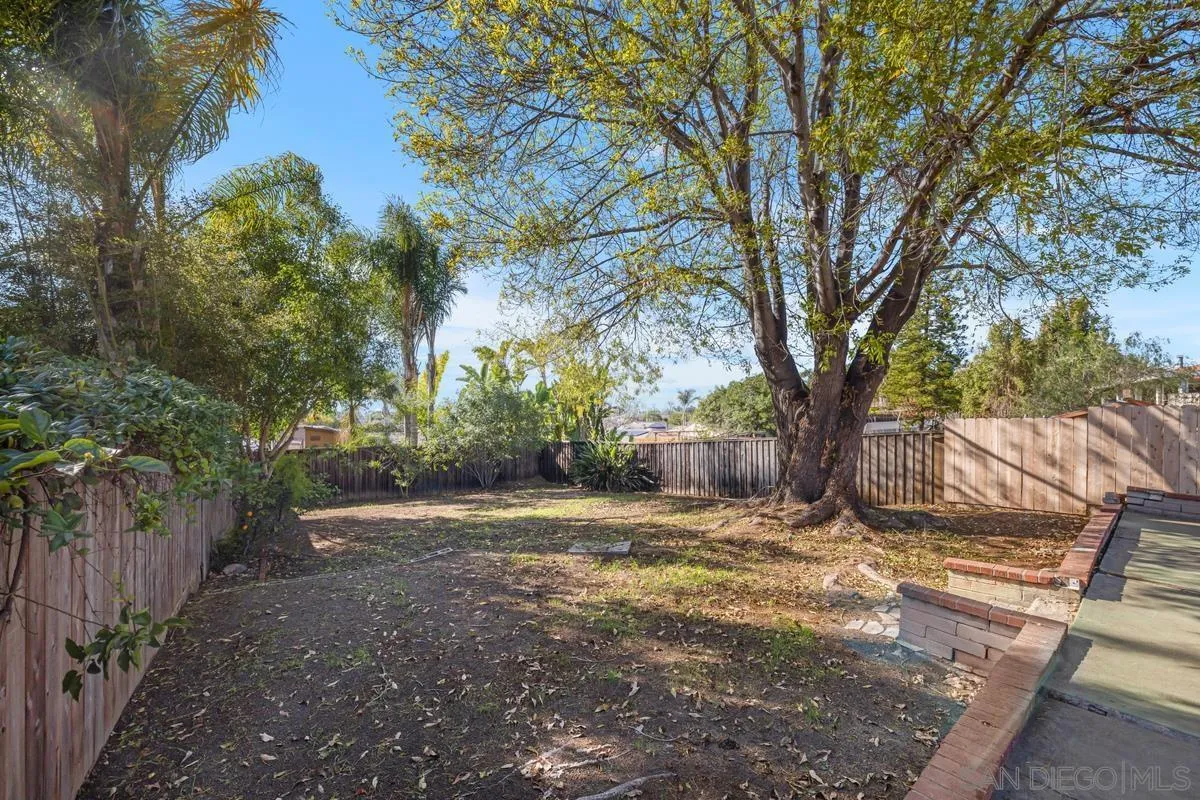 5826 Amarillo Avenue La Mesa, CA 91942 - Photo 18 of 20 a view of a yard with plants and trees