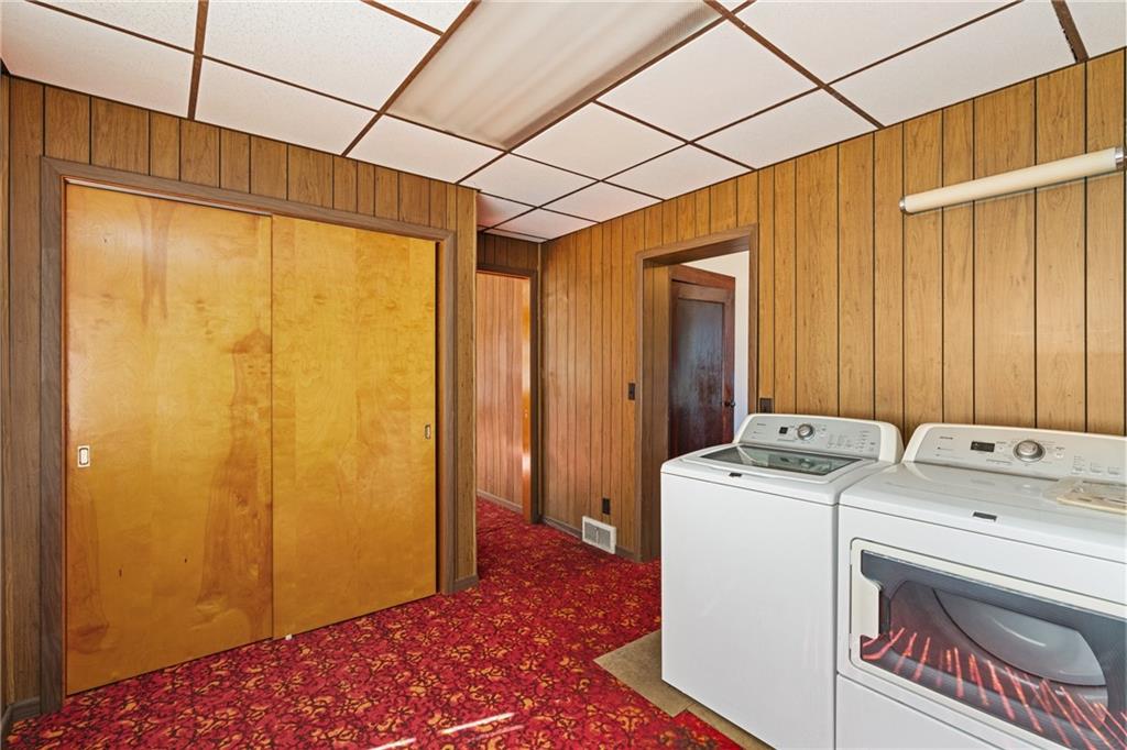 767 Fellsburg Road Belle Vernon, PA 15012 - Photo 18 of 30 a utility room with dryer and washer
