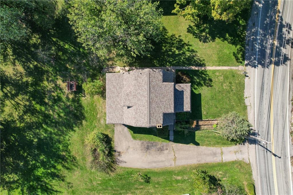 767 Fellsburg Road Belle Vernon, PA 15012 - Photo 8 of 30 an aerial view of a house with a yard basket ball court and outdoor seating