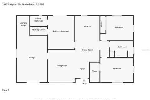 $205,000 | 2313 Pinegrove Circle West, Punta Gorda, FL 33982