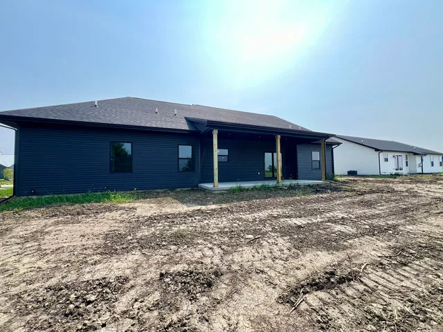 a house with a outdoor space