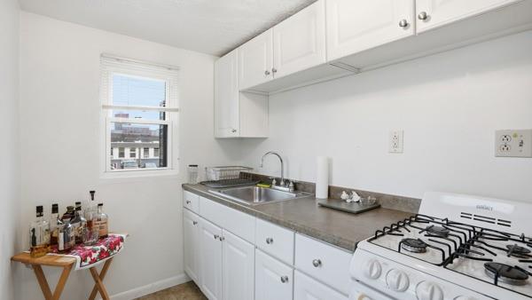 1311 Bingham Street Pittsburgh, PA 15203 - Photo 16 of 25 a kitchen with a sink stove and cabinets