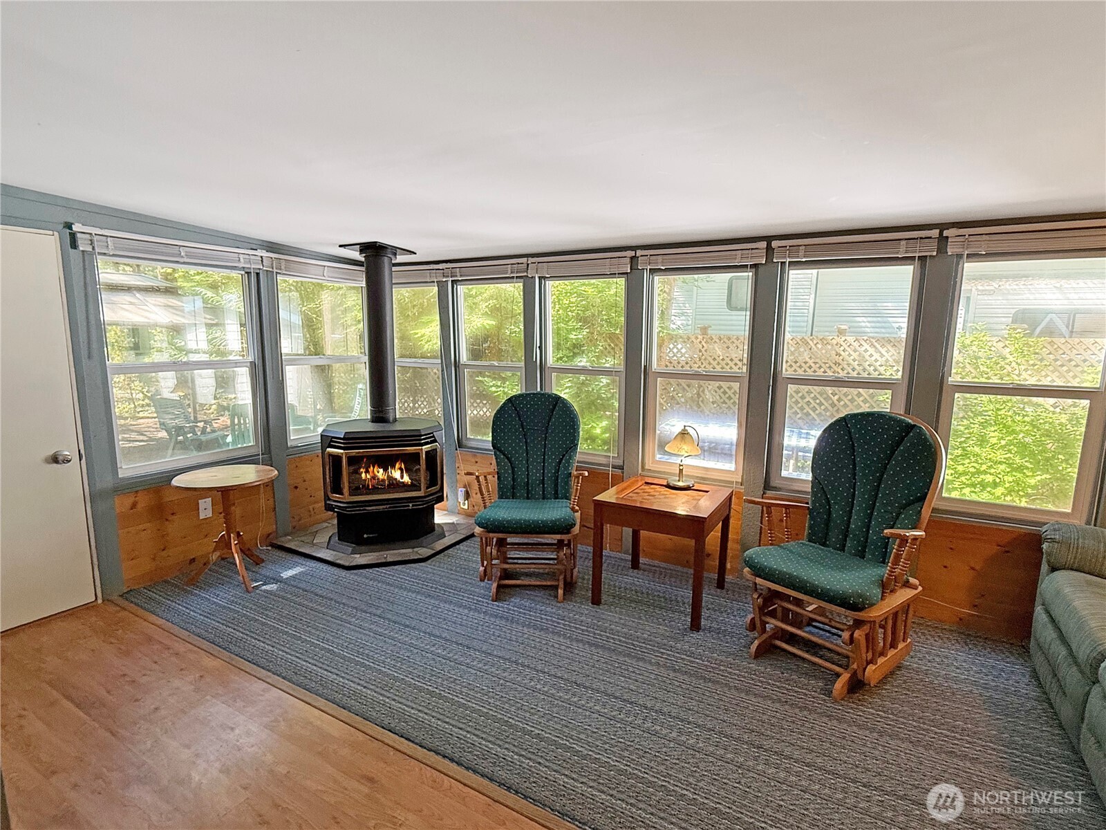 165-4 Christmas Tree Circle Maple Falls, WA 98266 - Photo 2 of 36 a living room with furniture and floor to ceiling windows