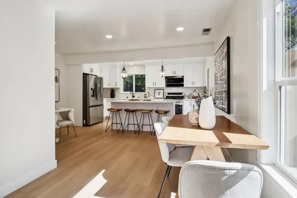 an aerial view of a city with lots of residential buildings