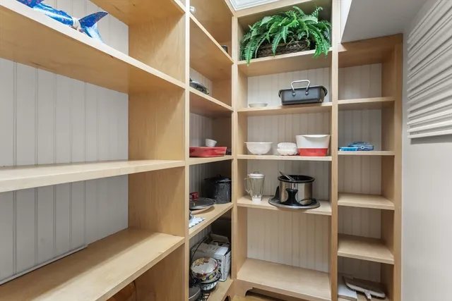 a room with storage and utility