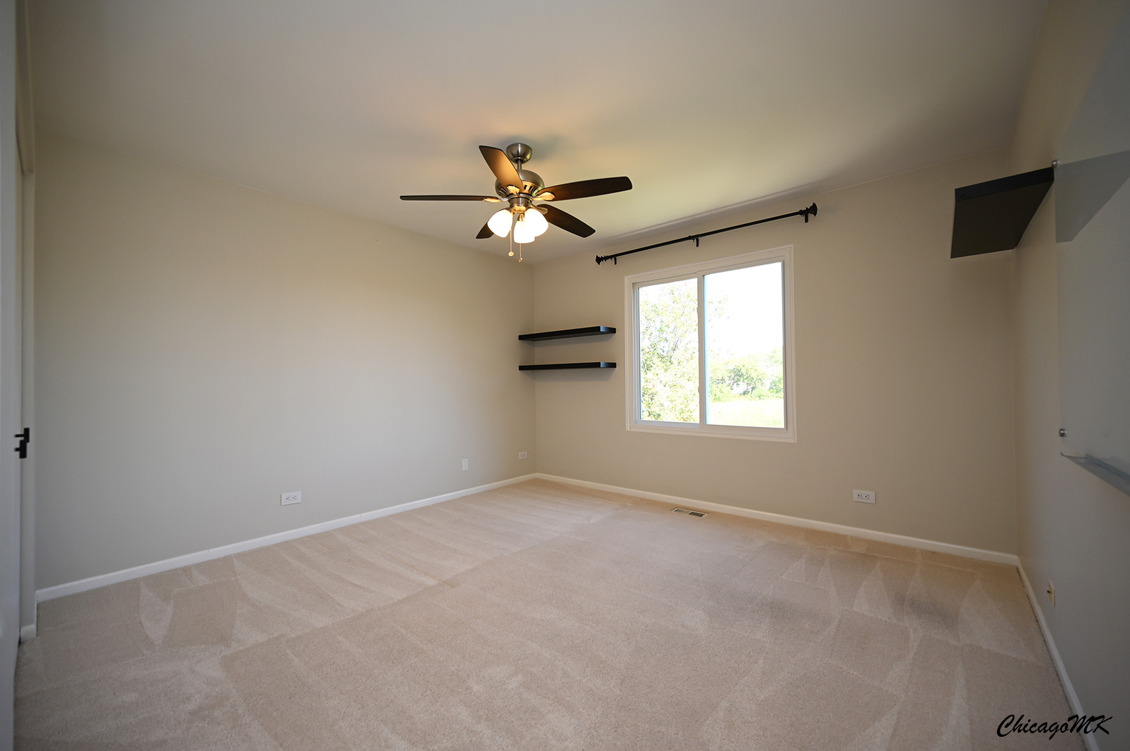 425 Locksley Drive Streamwood, IL 60107 - Photo 31 of 48 an empty room with windows and ceiling fan
