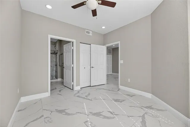 a view of an empty room