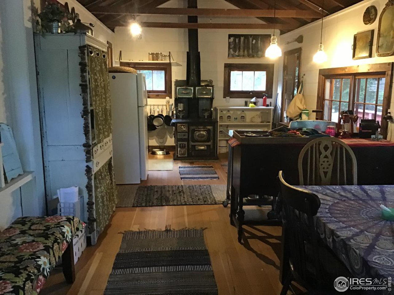 Dining area and kitchen
