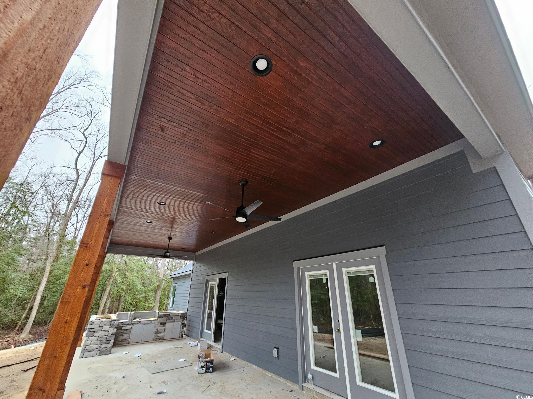 8012 Old Reaves Ferry Road Conway, SC 29526 - Photo 5 of 23 Exterior space with area for grilling, ceiling fan