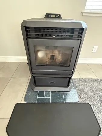 a close view of stove