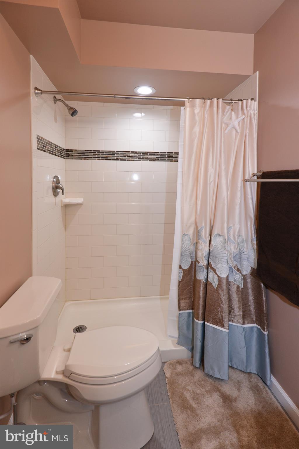 11427 Rawhide Road Lusby, MD 20657 - Photo 28 of 30 Basement Bathroom, Walk In Shower Tiled