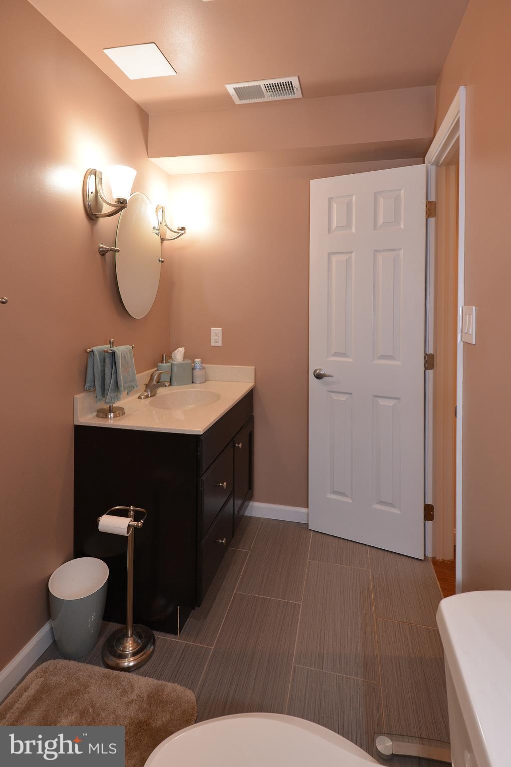 11427 Rawhide Road Lusby, MD 20657 - Photo 29 of 30 Basement Bath, High Toliet and Counter