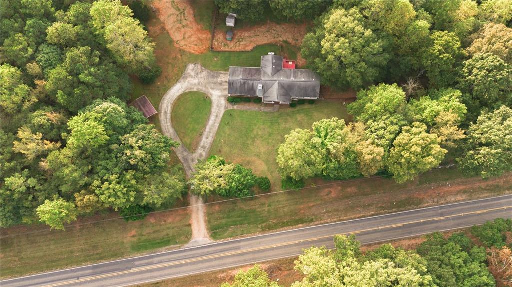 1581 Highway 77 Union Point, GA 30669 - Photo 17 of 17 a bird view of a house with a yard
